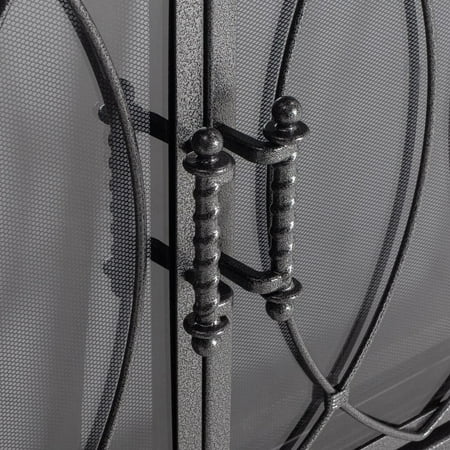 Pleasant Hearth Amherst Fireplace Glass Door