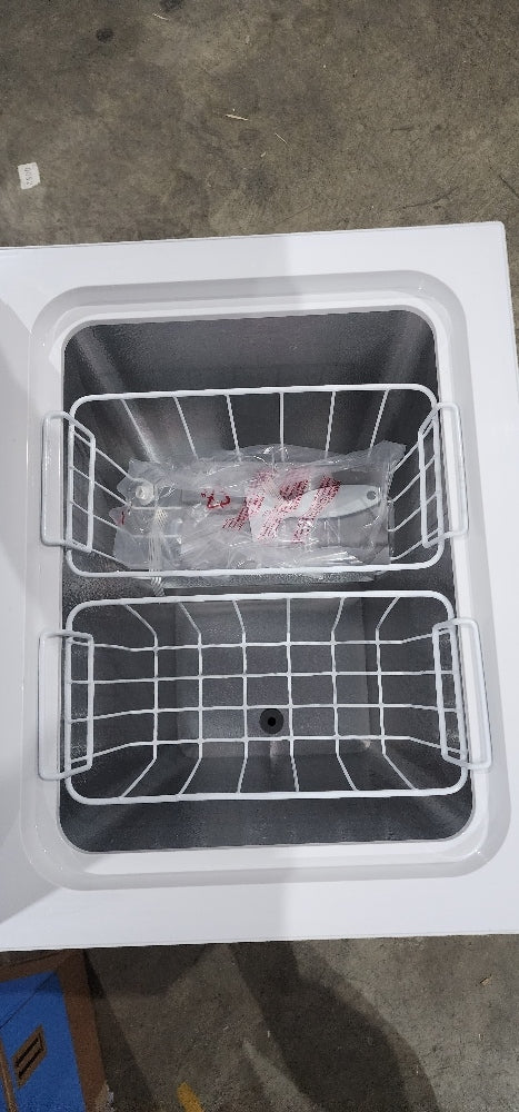 Joy Pebble Chest Freezer, 2.8 Cu.Ft, White