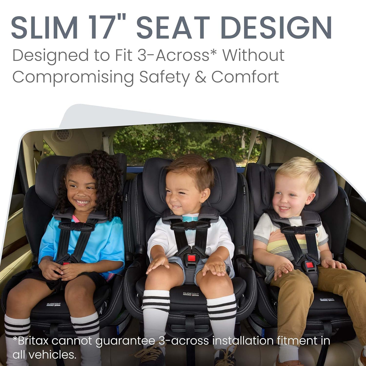Britax Poplar S Convertible Car Seat, 2-in-1 Car Seat with Slim 17-Inch Design