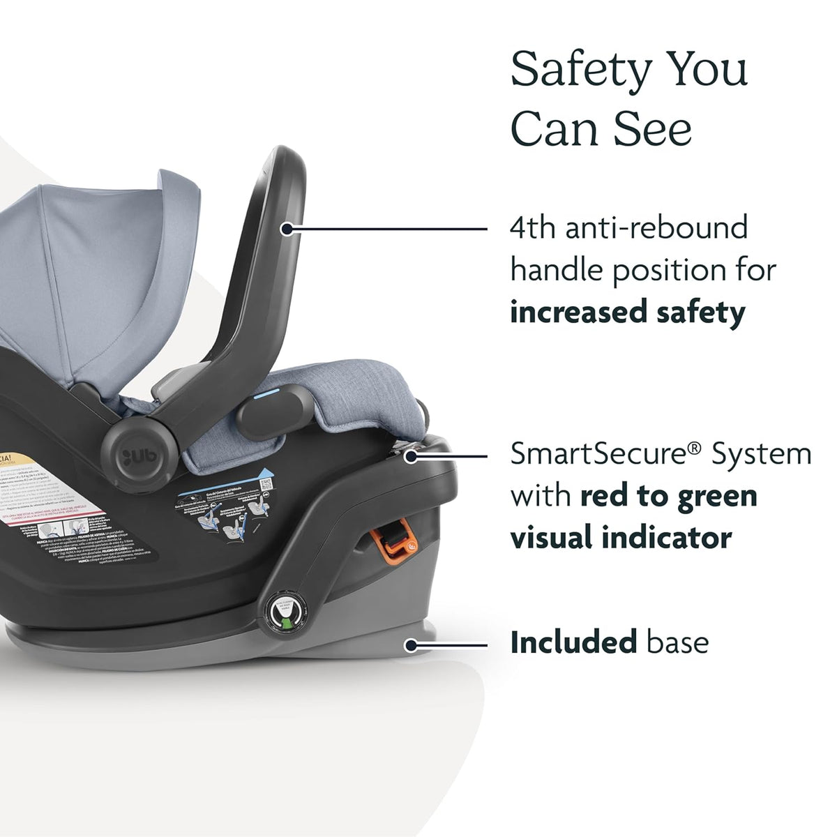 UPPAbaby Mesa V2 Infant Car Seat/Easy Installation/Innovative SmartSecure Technology