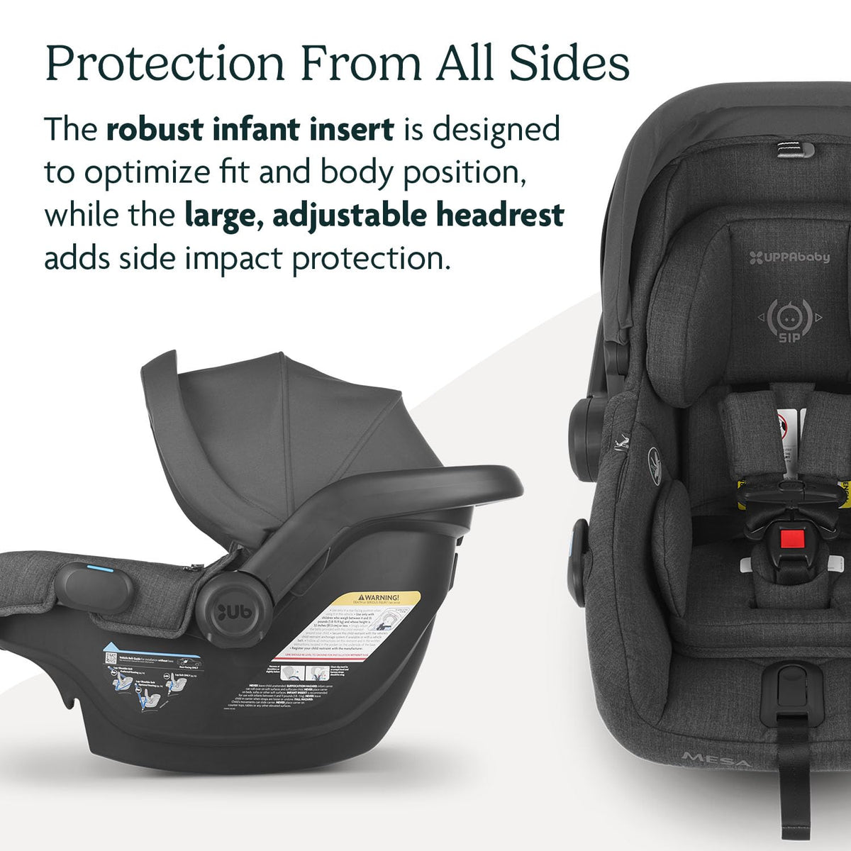 UPPAbaby Mesa V2 Infant Car Seat/Easy Installation/Innovative SmartSecure Technology
