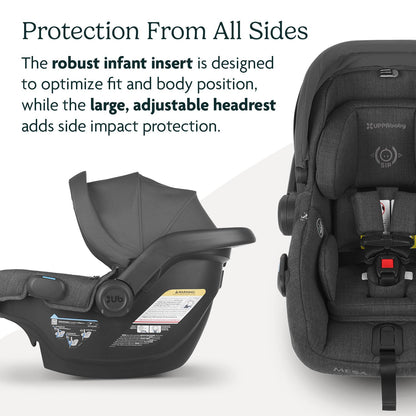 UPPAbaby Mesa V2 Infant Car Seat/Easy Installation/Innovative SmartSecure Technology