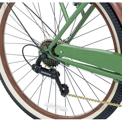 Margaritaville 26" 7-Speed Cruiser, Green