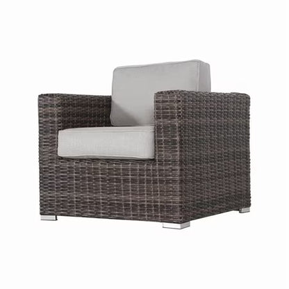Living Source Wicker Darvin Chair Brown