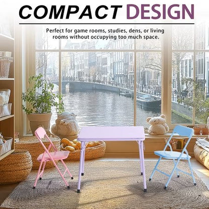 Homycasa Kids Table & Chair Set, Multi-Color