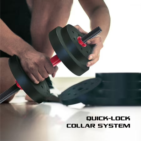 FitRx Smartbell 5-in-1 Adjustable Dumbbell, 45 lb