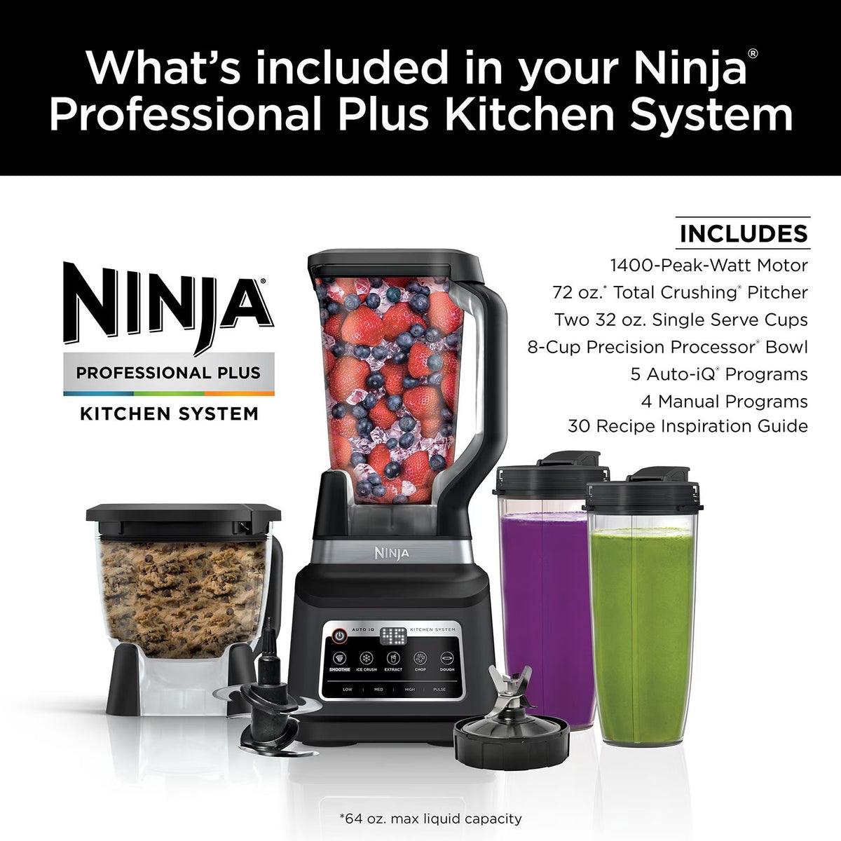 Ninja Professional Plus Blender & Food Processor