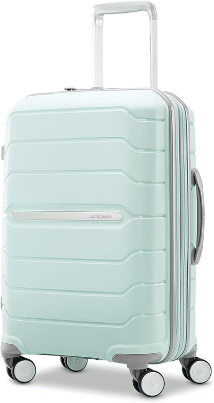 Samsonite Freeform Hardside Expandable with Double Spinner Wheels, Mint Green, Carry-On 21-Inch