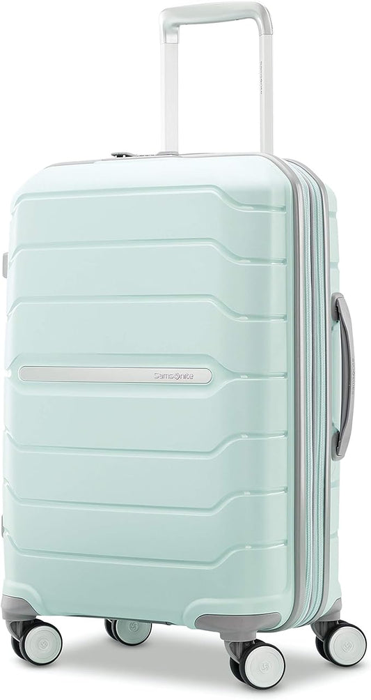 Samsonite Freeform Hardside Expandable with Double Spinner Wheels, Mint Green, Carry-On 21-Inch