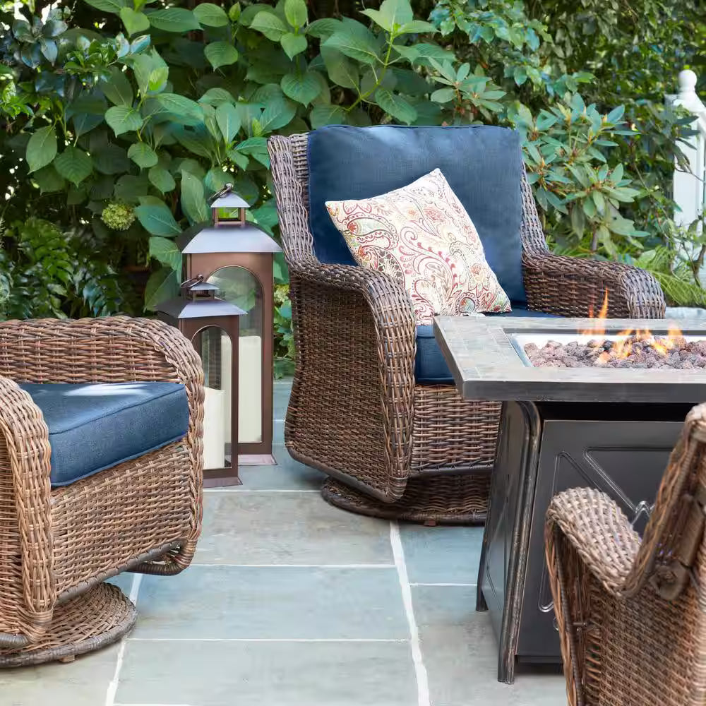 Hampton Bay Crossridge 50,000 BTU Fire Pit Table