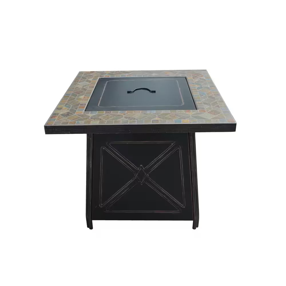 Hampton Bay Crossridge 50,000 BTU Fire Pit Table