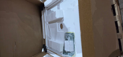 42" x 34" Corner Shower Base, White
