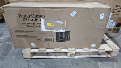 Better Homes & Gardens Ezra Cabinet, Warm Walnut