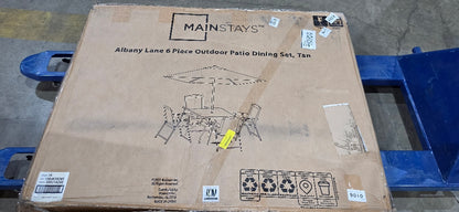 Mainstays Albany Lane 6-Piece Outdoor Dining Set
