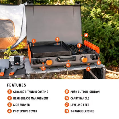Blackstone Adventure Ready 14” Griddle + Burner