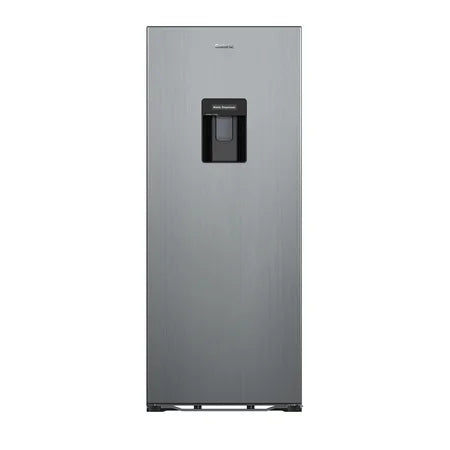 Galanz 6.5 Cu ft One Door Refrigerator, with Water Dispenser, Stainless Steel Look, Estar, New