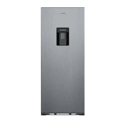 Galanz 6.5 Cu ft One Door Refrigerator, with Water Dispenser, Stainless Steel Look, Estar, New