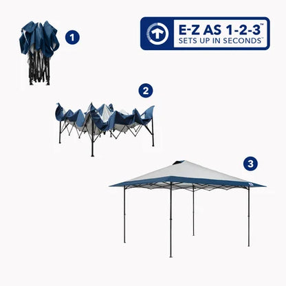 E-Z UP 13x13 Instant Canopy Tent - Vented Top