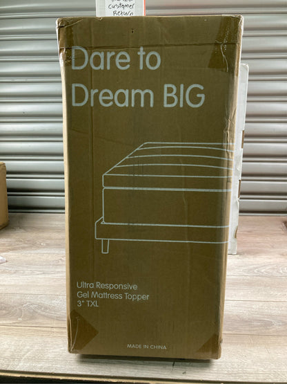 Allswell 3" Arctic Gel Mattress Topper Twin
