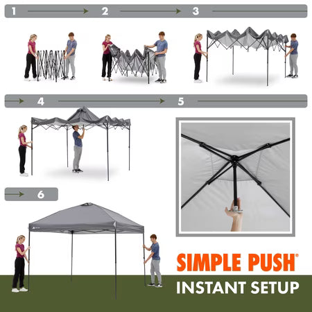 Ozark Trail 10' x 10' Pop-up Canopy, Navy