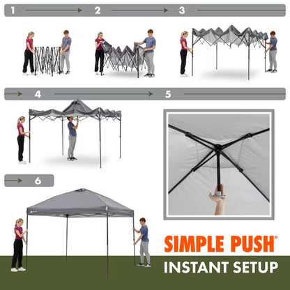 Ozark Trail 10' x 10' Pop-up Canopy, Navy
