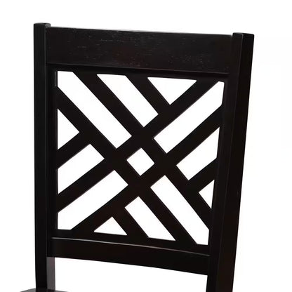PACK OF 2 Caron Dark Brown Dining Chair (4 AVAILABLE)
