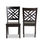 PACK OF 2 Caron Dark Brown Dining Chair (4 AVAILABLE)
