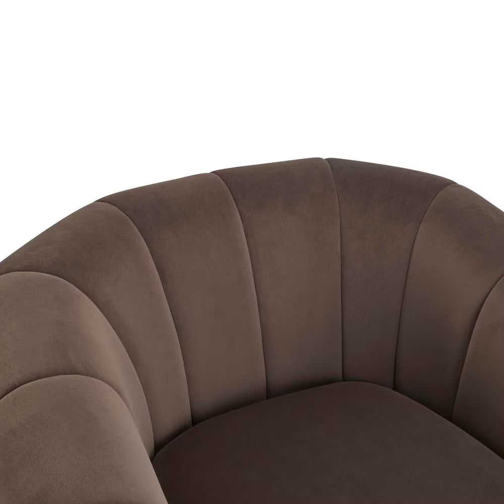 Smith Modern Velvet Swivel Chair