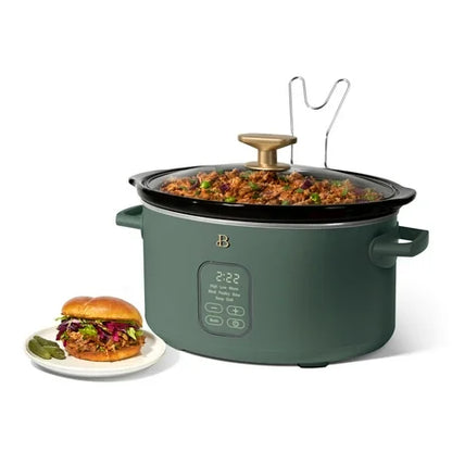 Beautiful 6 Qt Programmable Slow Cooker, Thyme