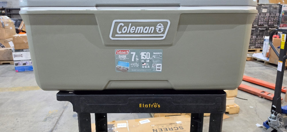 Coleman Classic 150 QT Hard-Sided Cooler, Silver