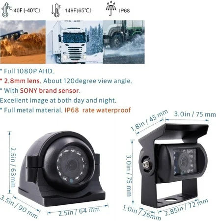 JOINLGO 1080P GPS Truck Camera System