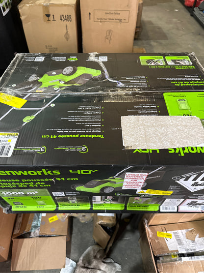 Greenworks 60V 21" Push Lawn Mower + Battery