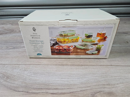 NEW The Pioneer Woman Painted Meadow Rectangle Tritan Food Storage Containers with Tritan Lid