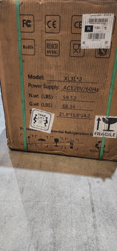 VEVOR Slushy Machine 2x8L Stainless Steel