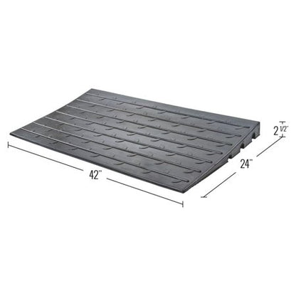 Silver Spring 2.5" Riser, Rubber Ramp, Black