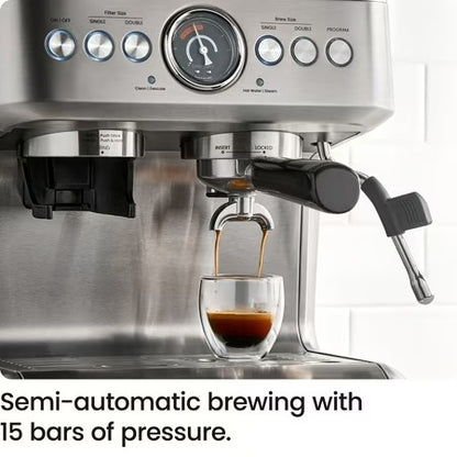 Chefman Crema Espresso Machine with Grinder