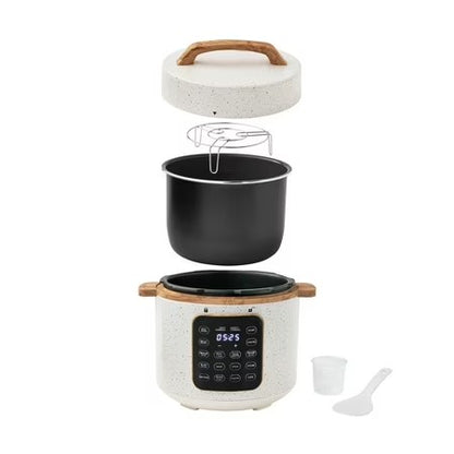 Pioneer Woman Linen Speckle 6-Qt Pressure Cooker