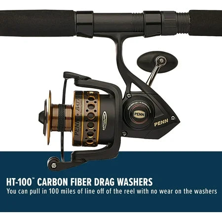 PENN 7' Battle Spinning Rod & Reel Combo 5000
