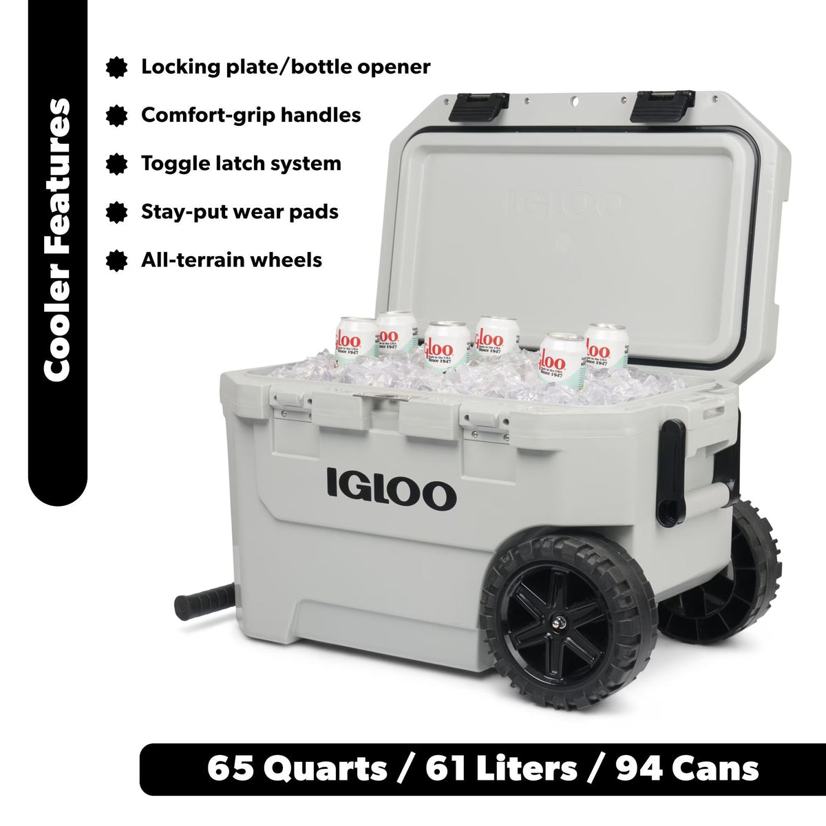 Igloo 65-Quart Yukon Cooler with Wheels