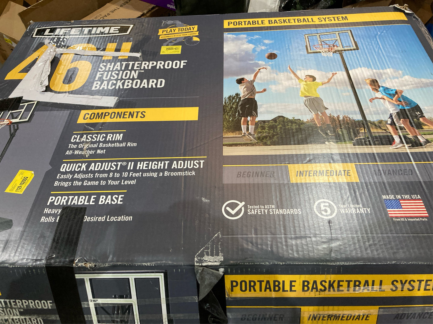 Lifetime Adjustable 46 Portable Hoop (90584)