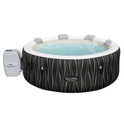 NEW SaluSpa Hollywood AirJet Inflatable Circle Hot Tub Spa 4-6 Person with Pump $P08411