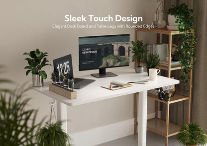 Claiks Electric Standing Desk, Adjustable Height Stand up Desk, 40x24 Inches