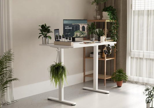 Claiks Electric Standing Desk, Adjustable Height Stand up Desk, 40x24 Inches