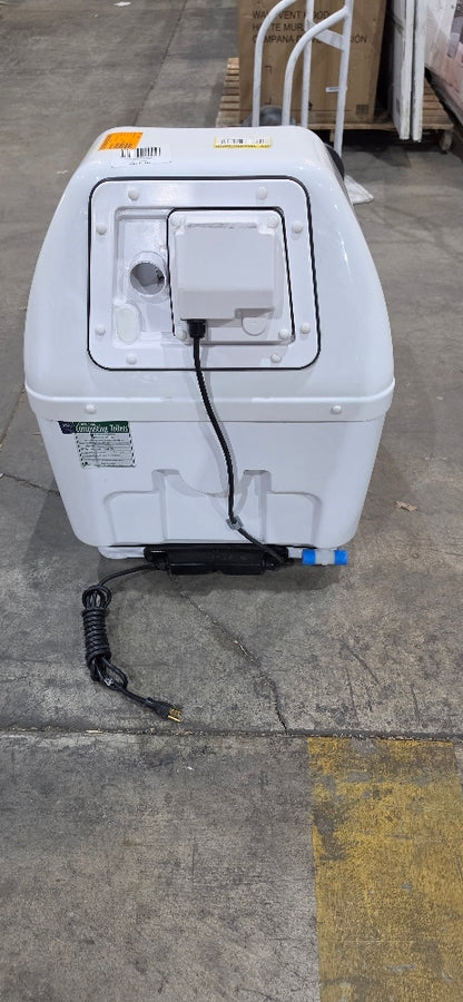 Sun-Mar Compact White Touchless Flush Toilet