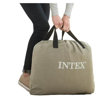 Intex 20" Dura-Beam Deluxe Raised Air Bed Queen