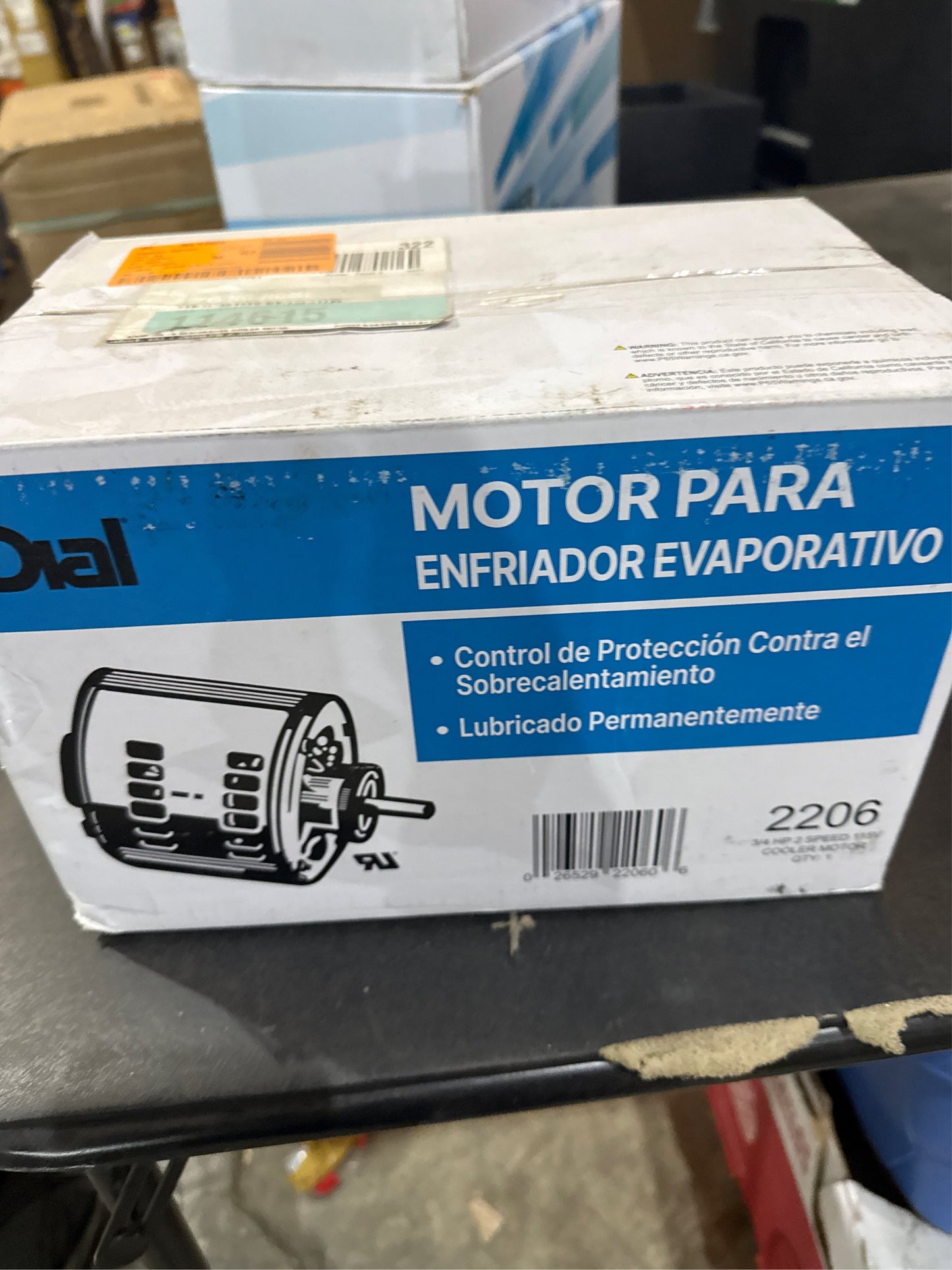 Dial 6.25" H x 6.25" W Evaporative Cooler Motor