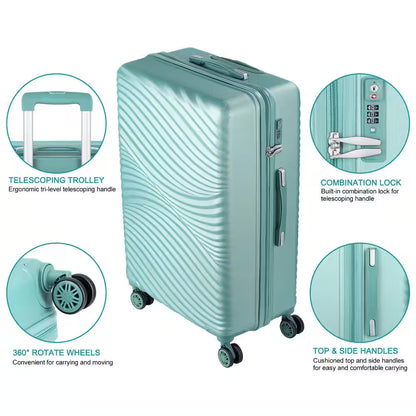 Catalina Waves 3-Piece Hardside Luggage Set
