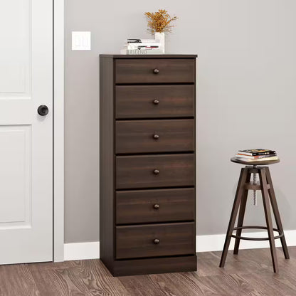 Astrid 6-Drawer Espresso Chest