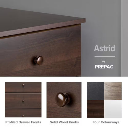Astrid 6-Drawer Espresso Chest