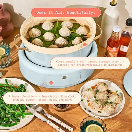Drew Barrymore 10-in-1 8 Qt Multi-Cooker, Ceramic